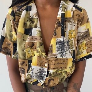 Men’s Print Short Sleeve Shirt.